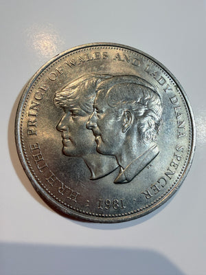 1981 British Charles & Lady Diana Coin / Wedding Commemorative