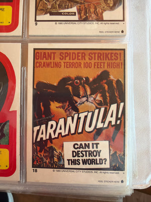 Creature Feature (1980 Topps Trading Card Series) STICKER #18