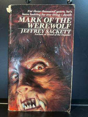 Mark of the Werewolf : Jeffrey Sackett Paperback Horror