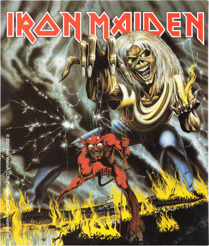 Sticker: Iron Maiden - Number Of The Beast" Album Art (4" x 5")