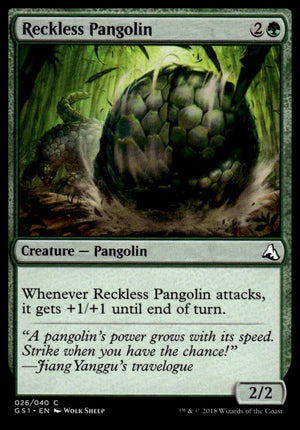 MTG: Reckless Pangolin Global Series Jiang Yanggu & Mu Yanling #26 Common