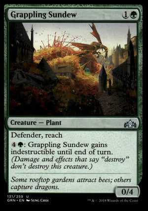 MTG: Grappling Sundew Guilds of Ravnica #131 Uncommon