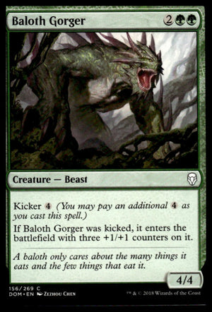 MTG: Baloth Gorger Dominaria #156 Common