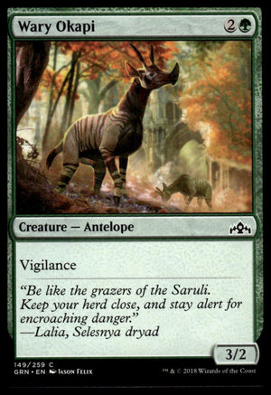 MTG: Wary Okapi Guilds of Ravnica #149 Common