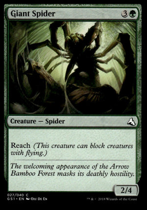 MTG: Giant Spider Global Series Jiang Yanggu & Mu Yanling #27 Common