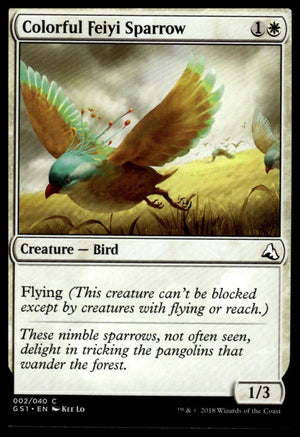 MTG: Colorful Feiyi Sparrow Global Series Jiang Yanggu & Mu Yanling #2 Common