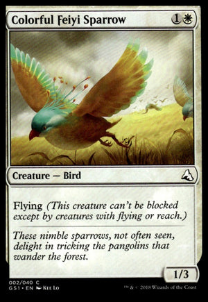 MTG: Colorful Feiyi Sparrow Global Series Jiang Yanggu & Mu Yanling #2 Common