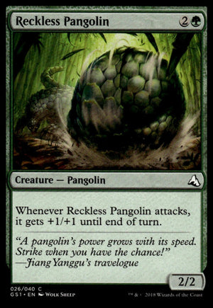 MTG: Reckless Pangolin Global Series Jiang Yanggu & Mu Yanling #26 Common