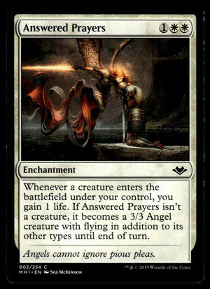 MTG: Answered Prayers Modern Horizons #2 Common
