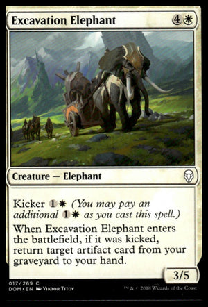 MTG: Excavation Elephant Dominaria #17 Common