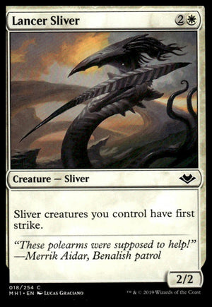 MTG: Lancer Sliver Modern Horizons #18 Common