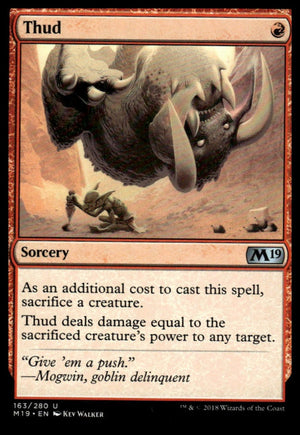 MTG: Thud Core Set 2019 #163 Uncommon