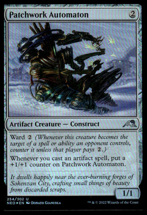 Patchwork Automaton Kamigawa: Neon Dynasty #254 Uncommon tcg