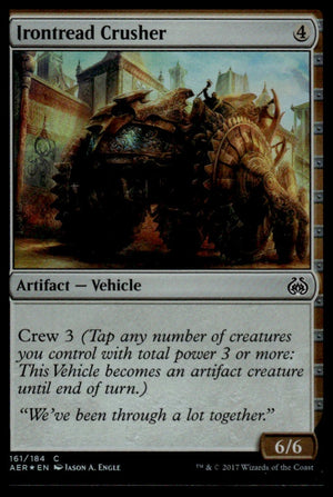 Irontread Crusher Aether Revolt #161 Common tcg