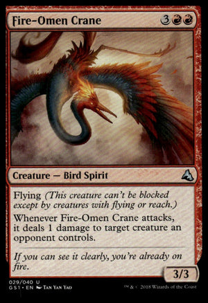 Fire-Omen Crane Global Series Jiang Yanggu & Mu Yanling #29 Uncommon tcg