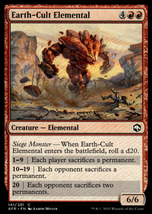 Earth-Cult Elemental Adventures in the Forgotten Realms #141 Common tcg
