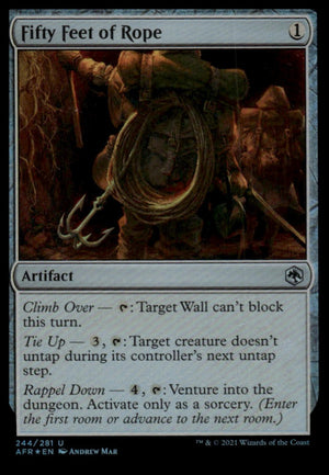 Fifty Feet of Rope Adventures in the Forgotten Realms #244 Uncommon tcg