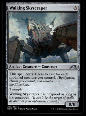 Walking Skyscraper Kamigawa: Neon Dynasty #263 Uncommon tcg