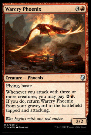 Warcry Phoenix Dominaria #150 Uncommon tcg