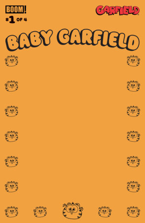 Baby Garfield #1 D Blank Sketch Orange Variant (Dressed  Sketch)