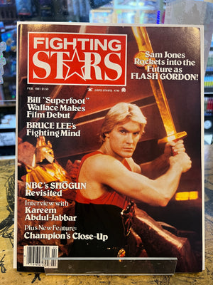 Fighting Stars : February 1981 Flash Gordon / Sam Jones Cover