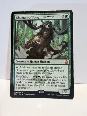 Magic The Gathering: Dragons of Tarkir - Shaman of Forgotten Ways