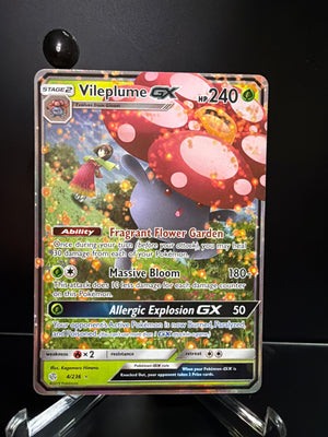 Pokemon: Sun & Moon - Cosmic Eclipse - Vileplume GX Ultra Rare Holofoil
