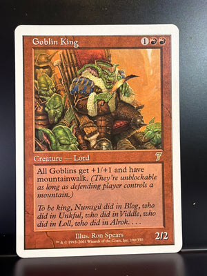 Magic The Gathering: 7th Edition - Goblin King (Rare)