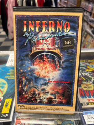 Inferno in Paradise VHS Clamshell Academy Release