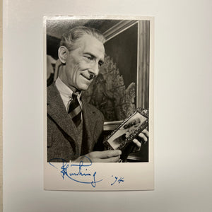 Peter Cushing : Hand inscribed / Signed Photo Double Autographed From 1974