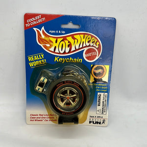 Hot Wheels Rally Case Keychain (Basic Fun) Mint on Card 1999 #6421 Jack "Rabbit" Special