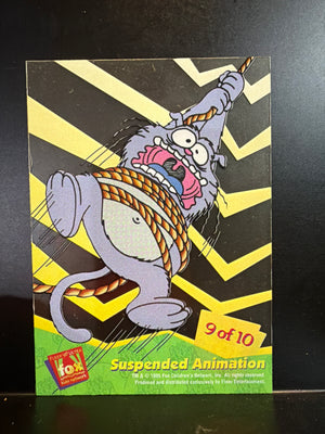 Fox Kids : 1995 Fleer Ultra Trading Cards - Suspended Animation Chase 9 of 10 Eek The Cat!