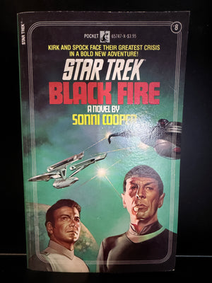 Star Trek: Black Fire A Paperback Novel by Sonni Cooper
