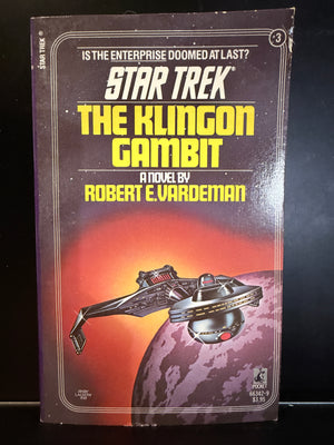 Star Trek : The Klingon Gambit - Paperback Novel By Robert E. Vardeman