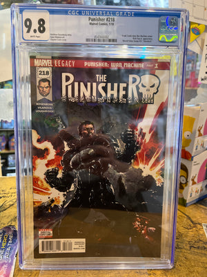 Punisher #218 1st War-Machine Punisher CGC 9.8