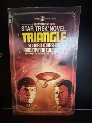 Star Trek: Triangle - Paperback Novel By Sondra Marshak and Myrna Culbreath