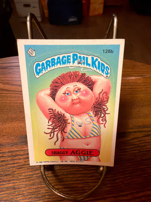 Garbage Pail Kids : 126b Shaggy Aggie