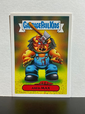 Garbage Pail Kids : Revenge of the Horror-ible (2019 Series) - Slasher Film Sticker 8b Axed Max