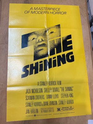 The Shining :  ORIGINAL ONE-SHEET! Folded