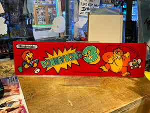 Donkey Kong 3 : Vintage Arcade Marquee