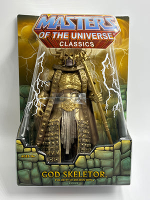 Masters of the Universe Super7: God Skeletor (MIB) W/ Mailer