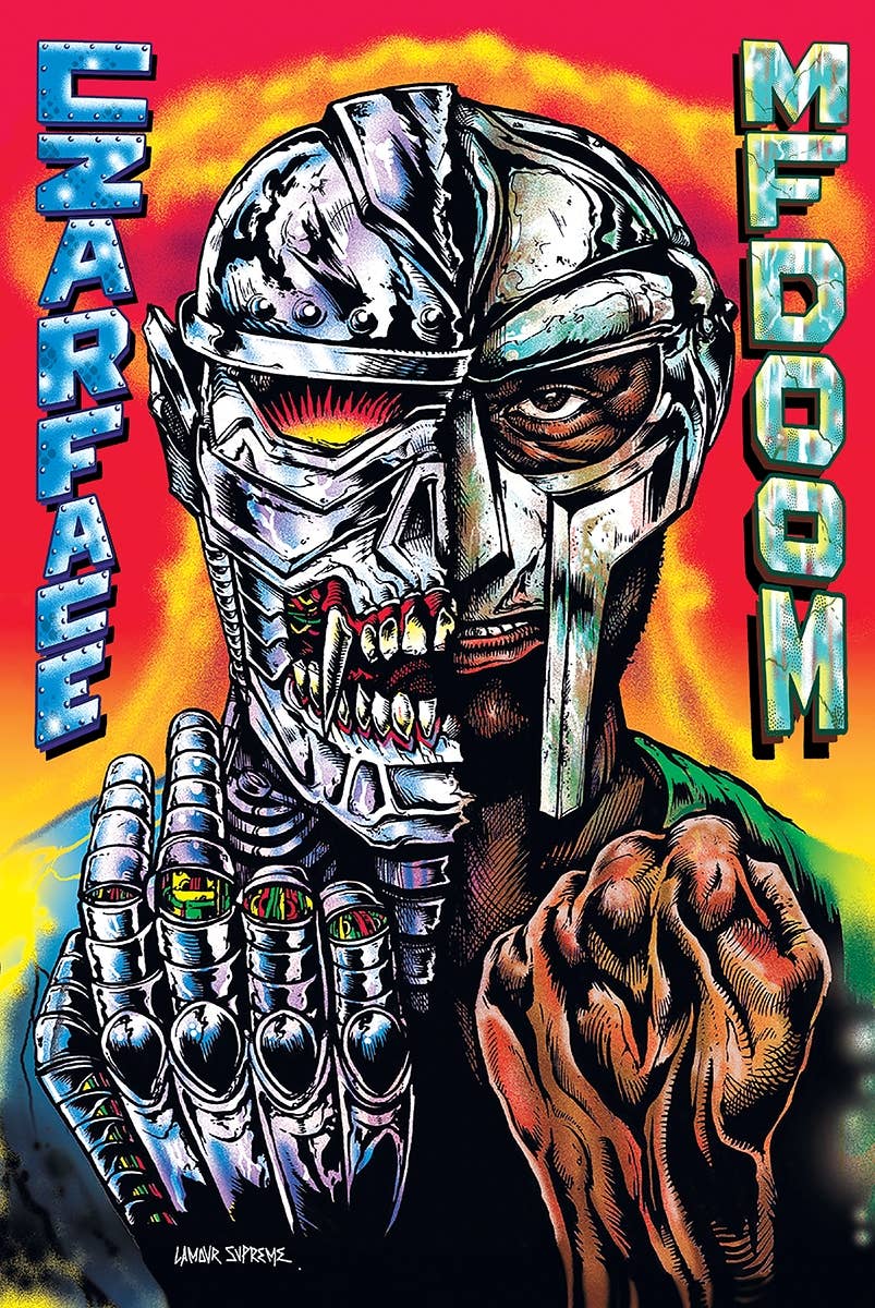 Poster: MF DOOM Czarface Meets Metal Face Hip-Hop Music Album