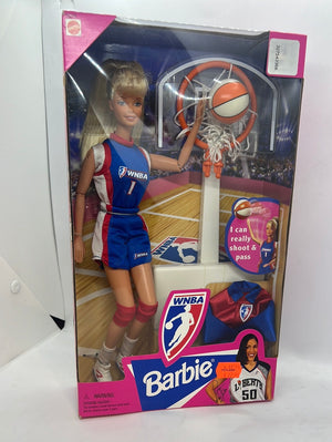 WNBA Rebecca Lobo Barbie NIB Basketball 1998 Mattel MISB