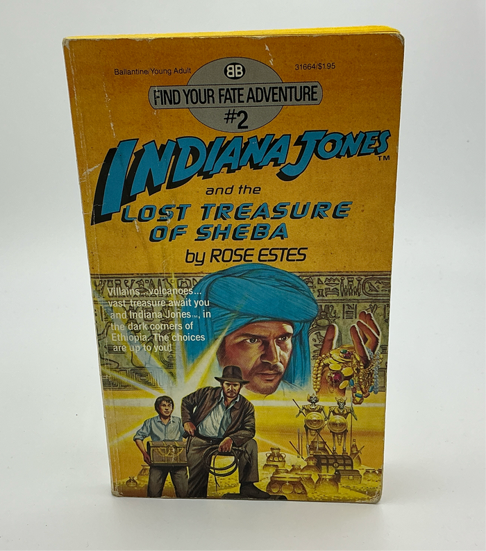 Indiana Jones Find Your Fate #2 : Lost Treasure of Sheba Paperback Vintage