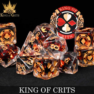 Dice Set (King Of Crits): King Of Crits (x11 Dice Set)