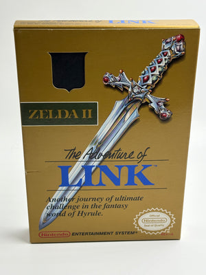 Nintendo NES : Zelda II - Adventure of Link (No Cartridge) Box Only Rev-A Version