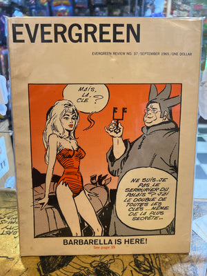 Evergreen Review #37 (1965) 1st US Barbarella Comic
