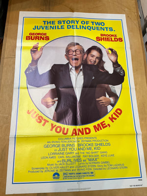 Just You and Me, Kid :  Original One-Sheet Poster Folded Brooke Shields / George Burns