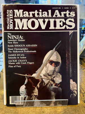 Martial Arts Movies Magazine: August 1981 The Ninja American's Sinister New Hero