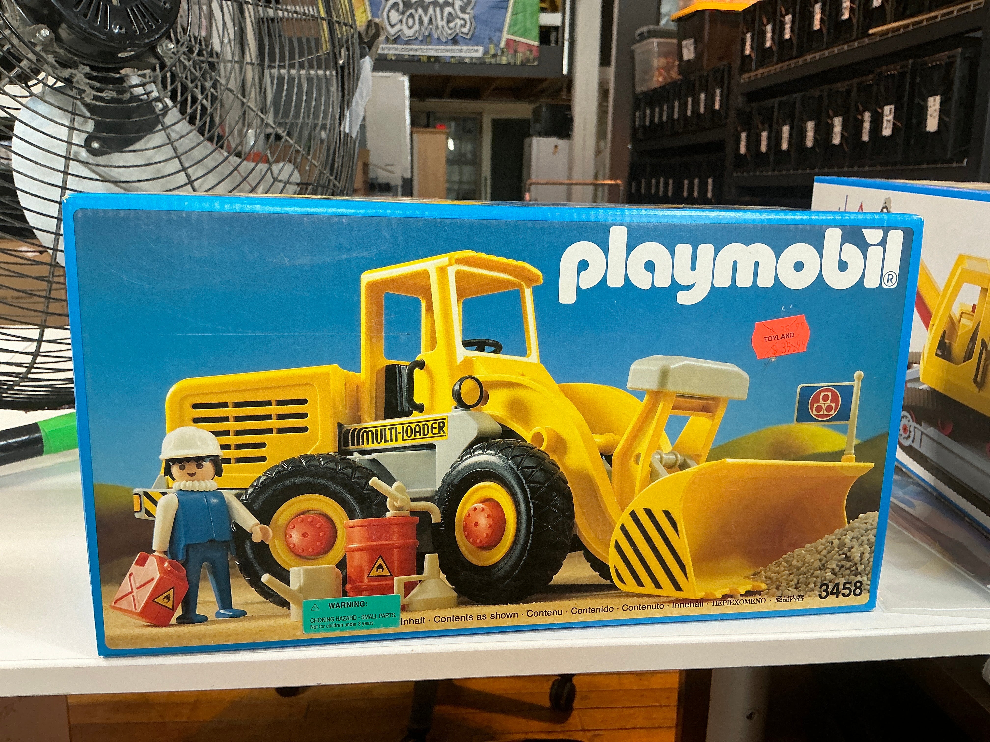 Playmobil : 3458 Antique Bulldozer Excavator Shovel Quarry